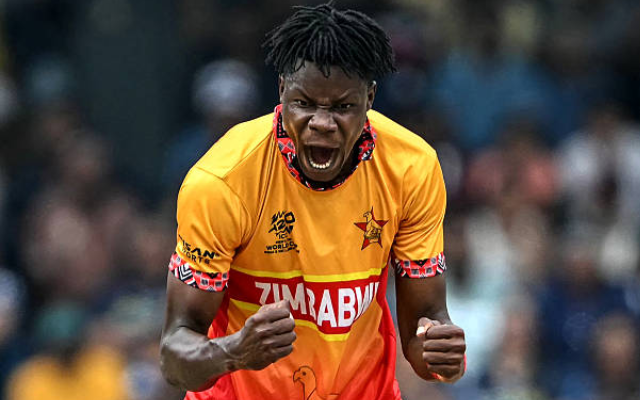 Blessing Muzarabani joins KKR (image via getty)