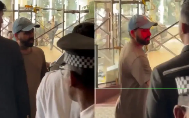 Rohit Sharma gets angry over driver after car trunk fails to open (image via X)