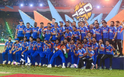 BCCI announces INR 131 crore reward for Team India after T20 World Cup 2026 win (image via getty)