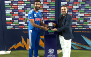 IND vs NZ: Jasprit Bumrah named player of the match (image via JioHotstar)
