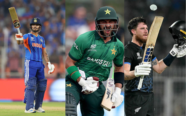 Top 5 Highest Run Scorers Of T20 World Cup 2026 (image via getty)