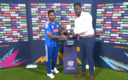 IND vs WI, T20 WC 2026: Sanju Samson named POTM (image via JioHotstar)