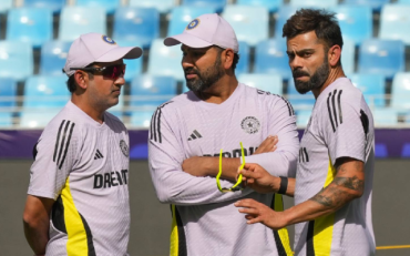 Gautam gambhi, rohit sharma and virat kohli (Image Credit- Twitter X)