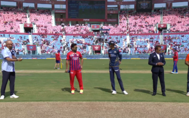 IPL 2026, LSG vs GT: gujrat titans opted to field first (image via JioHotstar)