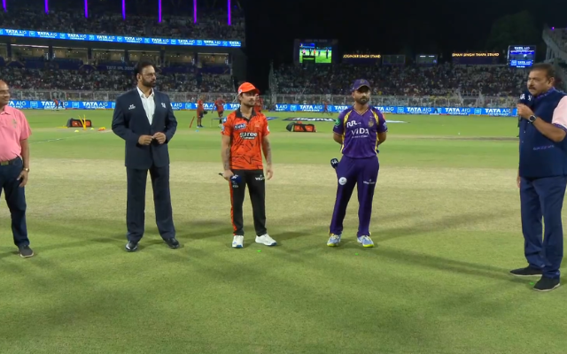 IPL 2026, KKR vs SRH: KKR elected to field first (image via JioHotstar)