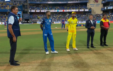 IPL 2026, MI vs CSK: MI opted to bowl first (image via JioHotstar)