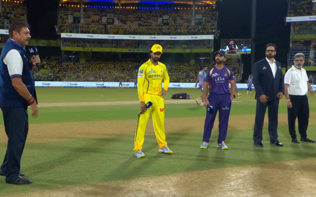 IPL 2026, CSK vs KKR: KKR opted to field first (image via JioHotstar)