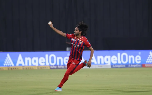 IPL 2026: Digvesh Rathi’s stunning catch sends Vaibhav Sooryavanshi packing during LSG vs RR match (image via X)