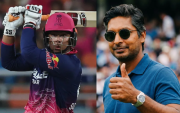 Vaibhav Sooryavanshi and Kumar Sangakkara (Image Credit- Twitter X)