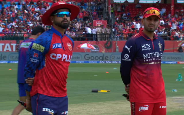 IPL 2026, PBKS vs RCB: PBKS opted to bowl first (image via JioHotstar)