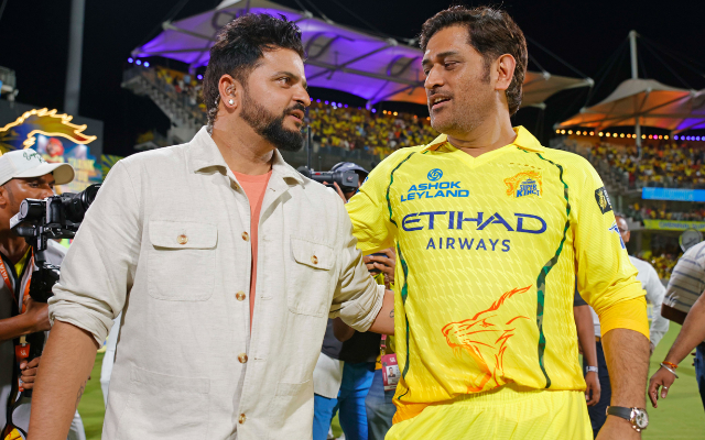 IPL 2026: Suresh Raina reveals chat with MS Dhoni amid retirement rumours (image via IPL/X)