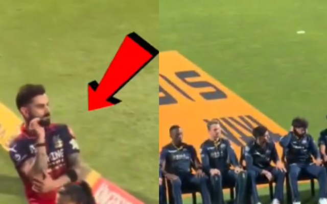 IPL 2026: Virat Kohli teases GT players (image via X)