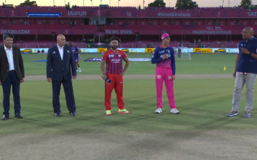 IPL 2026, RR vs LSG: RR opted to bowl first (image via JioHotstar)