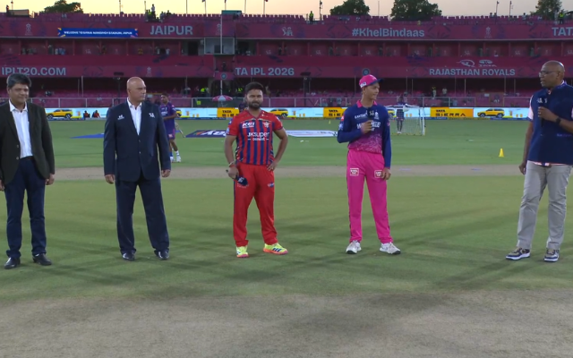 IPL 2026, RR vs LSG: RR opted to bowl first (image via JioHotstar)