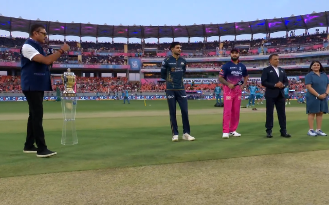 IPL 2026, Qualifier 2, GT vs RR: RR opted to bowl first (image via JioHotstar)