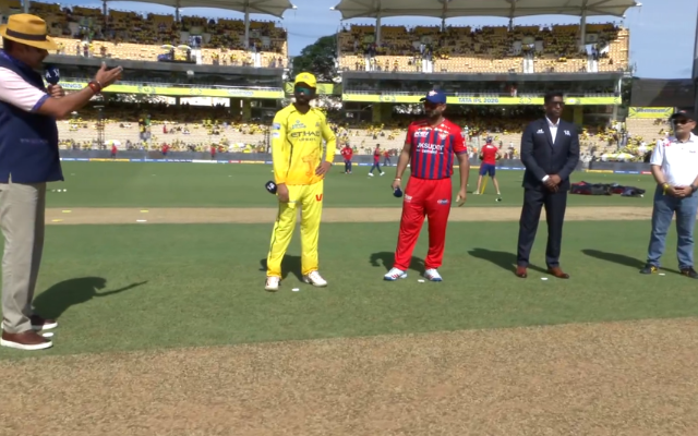 IPL 2026, CSK vs LSG: CSK opted to bowl first (image via JioHotstar)
