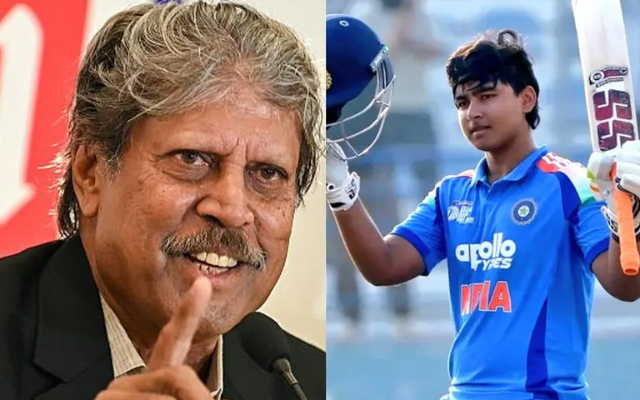 Kapil Dev sets challenge for Vaibhav Sooryavanshi (image via X)