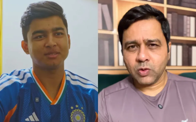 Aakash Chopra on whether Vaibhav Sooryavanshi deserves to make his debut against Ireland (image via X)