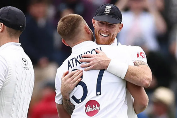 Ben Stokes, Gus Atkinson (Image credit Twitter - X)
