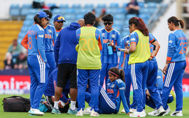 Shreyanka Patil ruled out of T20 WC (image via getty)