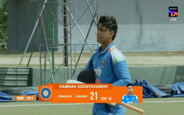 IND A vs SL A: Vaibhav Sooryavanshi (image via X)