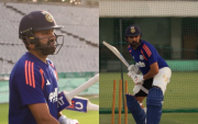 IND vs AFG: Fully fit Rohit Sharma resumes batting (image via X)
