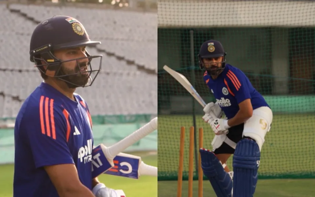 IND vs AFG: Fully fit Rohit Sharma resumes batting (image via X)