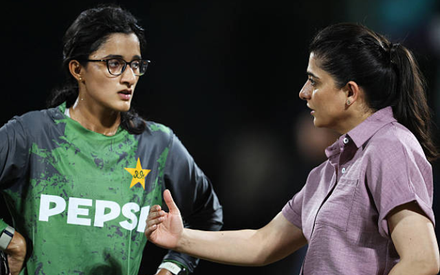 Former Pakistan captain Sana Mir slams sexist comments over team's performance (image via getty)