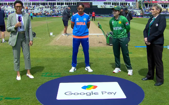 Women's T20 WC 2026, IND W vs PAK W: india opted to bat first (image via JioHotstar)
