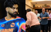 Shreyas Iyer's father danced enthusiastically after son became the T20 captain (image via X)