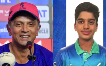 Rahul Dravid's son Anvay included in India U-19 squad (image via X)