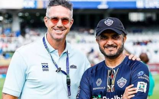 Sourav Ganguly and kevin pietersen (Image Credit- Twitter X)