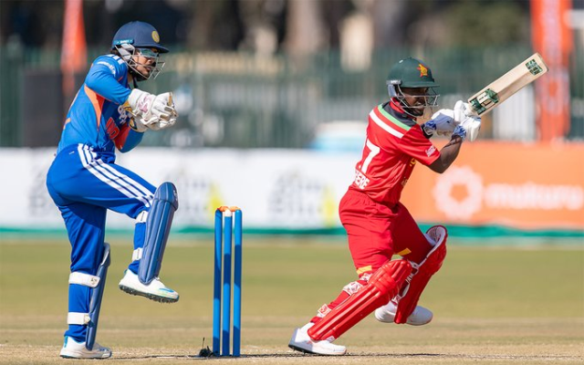 IND vs ZIM (Image credit Twitter - X)