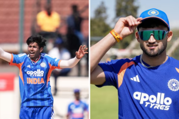 Mayank Yadav and Ashok Sharma (Image credit Twitter - X)