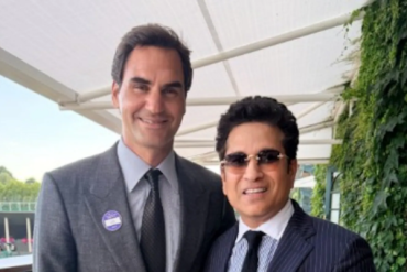 Sachin Tendulkar Roger Federer (Image credit Twitter - X)