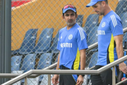 Gautam Gambhir and Ryan ten Doeschate (Image credit Twitter - X)