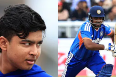 Vaibhav Sooryavanshi Sanju Samson (Image credit Twitter - X)