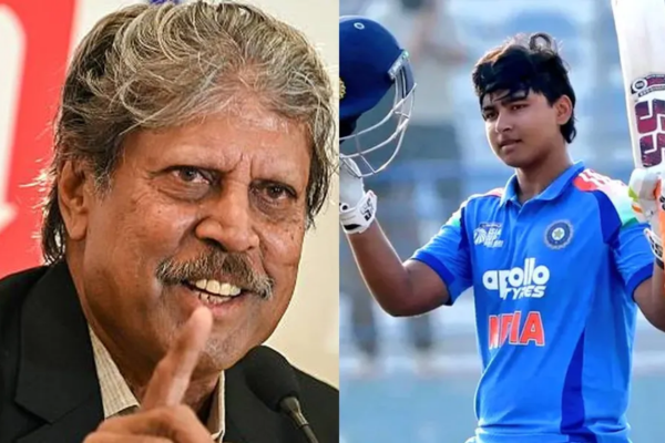 Vaibhav Suryavanshi Kapil Dev (Image credit Twitter - X)