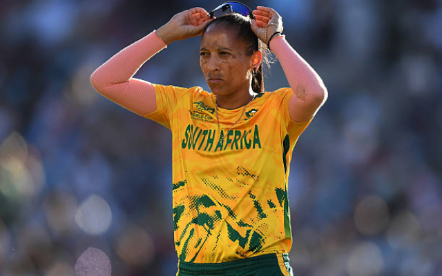 Shabnim Ismail becomes Women's T20 World Cup's all-time leading wicket-taker (image via getty)