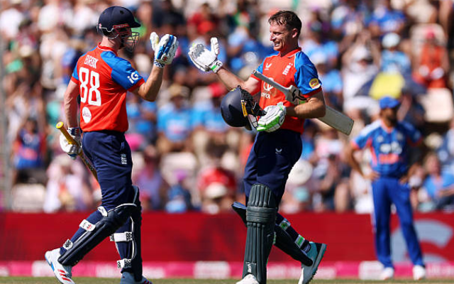 ENG vs IND: Buttler's 131 and Brook's 95* Tear Through India's Bowling Attack (image via getty)
