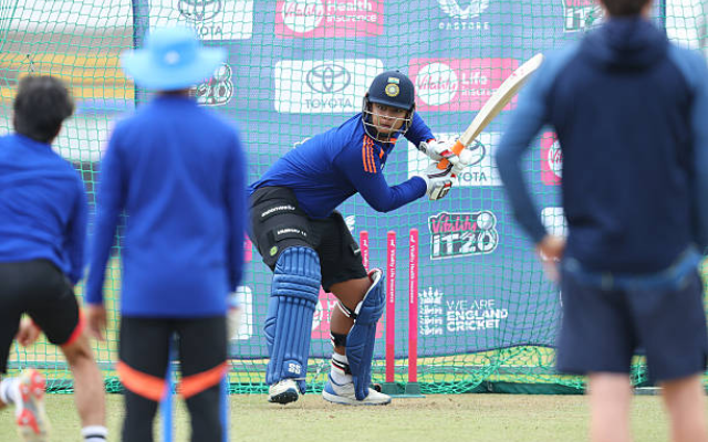 Vaibhav Sooryavanshi Smashes Senior India Bowlers in Nets Ahead of England T20Is (image via getty)