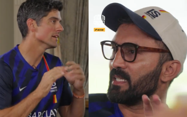 Dinesh Karthik and Alastair Cook Clash Over Jacob Bethell’s IPL Contract and England Duty (image via Stick to Cricket/X)