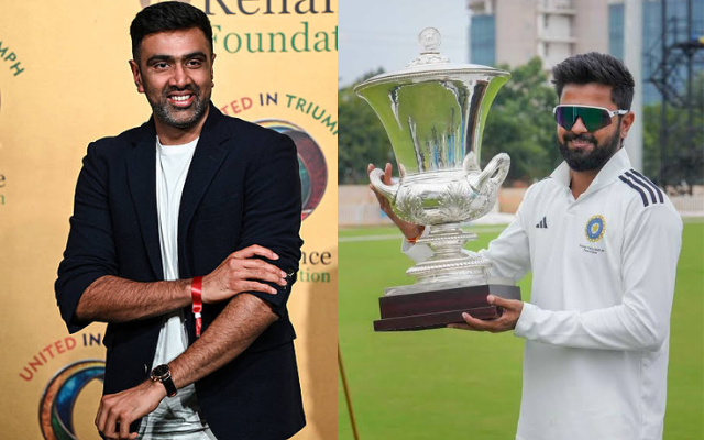 R Ashwin Praises Saransh Jain After Maiden Test Call-Up for Sri Lanka Tour (image via X)