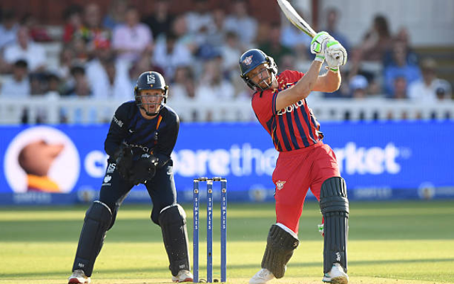 Jos Buttler surpasses Chris Gayle to climb to 2nd on all-time T20 run-scorers' list (image via getty)