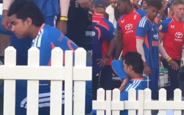 ENG vs IND: Vaibhav Sooryavanshi in Tears in Dugout After England Completes 4-0 Whitewash Against India (image via JioHotstar)