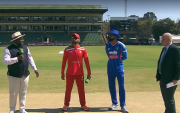 ZIM vs IND, 1st T20I: India opted to bowl first (image via Fancode)