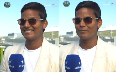 Deepti Sharma shares admiration for tennis legend after visiting Wimbledon (image via JioHotstar)
