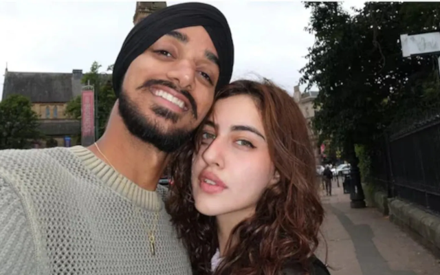 Arshdeep Singh with Samreen Kaur (Image Credit- Twitter X)