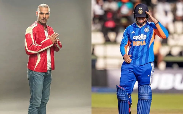 Shikhar Dhawan and Vaibhav Sooryavanshi (Image Credit- Twitter X)