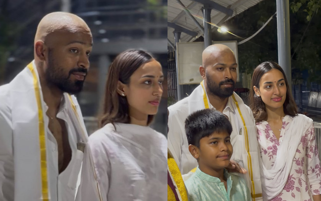 Hardik Pandya Offers Prayers at Tirupati Balaji with Mahika Sharma Ahead of Team India Return (image via X)